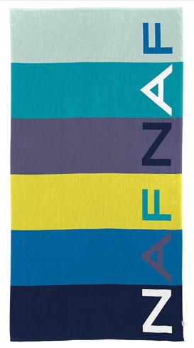 Ręcznik plażowy NAF NAF TENBY BLUE